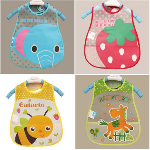 Infants Cartoon Pattern Bibs