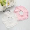 Bow Pink And White Bibs