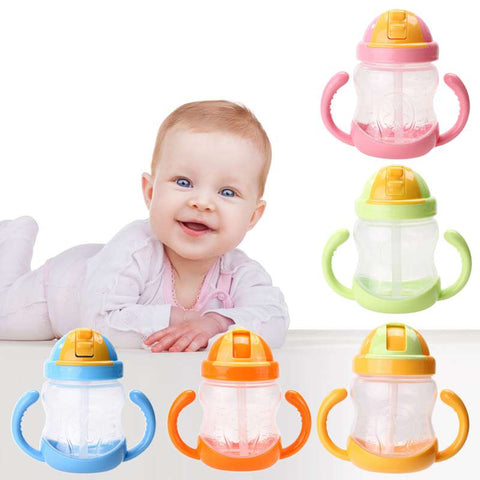 Double Handle Baby Milk Bottle