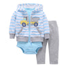 Black Stripe Infant Clothes