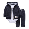 Black Stripe Infant Clothes