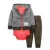 Black Stripe Infant Clothes