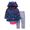 Black Stripe Infant Clothes