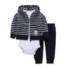 Black Stripe Infant Clothes