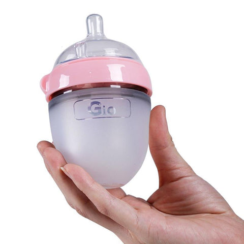 Infant Silicone Baby Milk Bottle