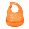 Cartoon Prints Kids Silicon Bibs