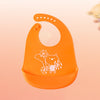 Cartoon Prints Kids Silicon Bibs