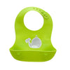 Cartoon Prints Kids Silicon Bibs